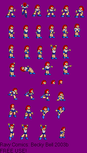 Ravy Comics. Becky Bell 2003b Free Use.