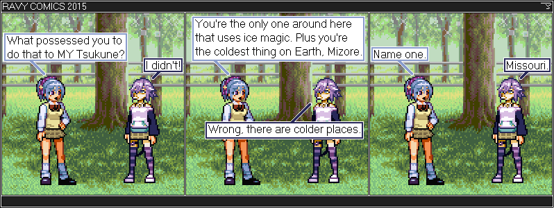 Rosario Vampire. Kurumu + Mizore. There used to be quite the yuri fanbase for these two.