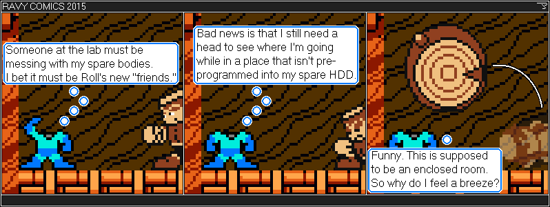 Mega Man 2. Wood Man.